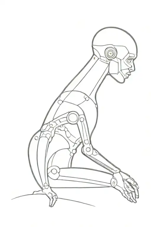 artificial intelligence  tattoo design idea