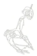 artificial intelligence  tattoo design idea