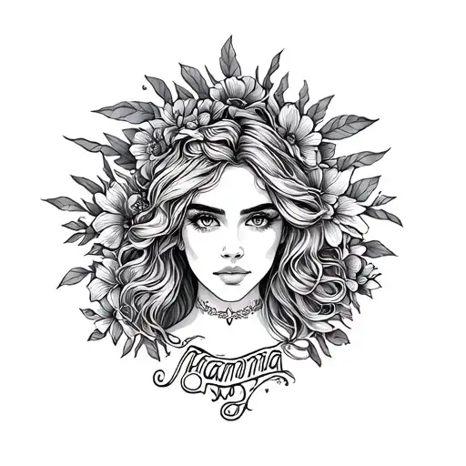 mamma mia fine Line tattoo tattoo design idea