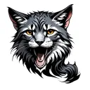 Feral tattoo design idea