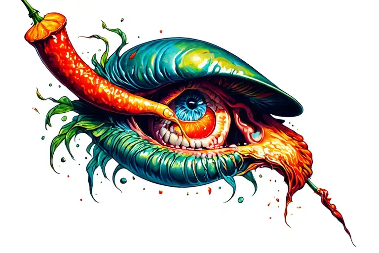 Grandpa's spicy tattoo design idea