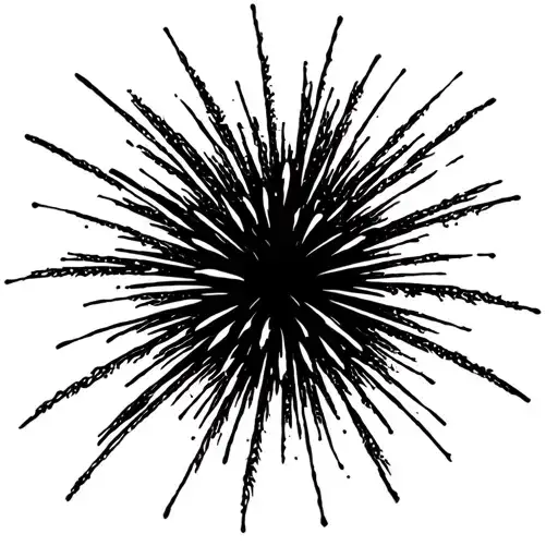 Firework flashpowder tattoo design idea