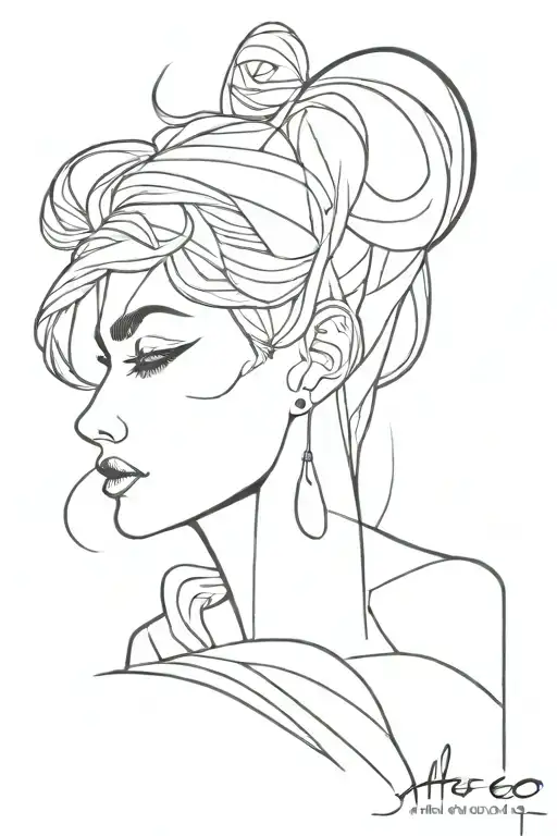 alter ego tattoo design idea