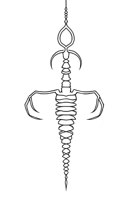 Libra, Scorpio zodiac sign tattoo design idea