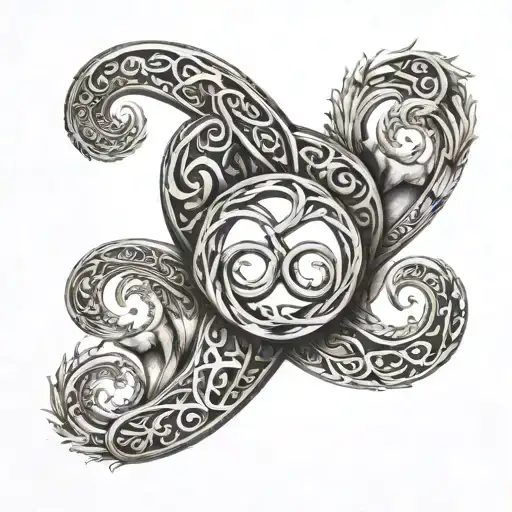 Parents - mother Shiree dad - Hayden - husband and wife and two children Kira 16 and Alaric 14 - infinity symbol tattoo design idea