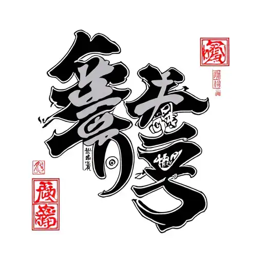 the word spratt's with Chinese designs  tattoo design idea