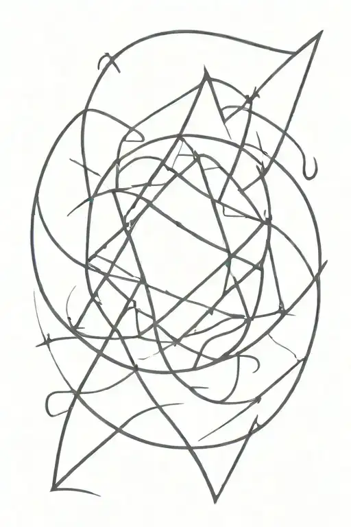 chaos symbol tattoo design idea