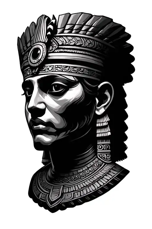 Sumerian tattoo design idea