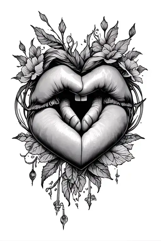 a tattoo sleeve based off heartbreak and the loss of trust tattoo design idea