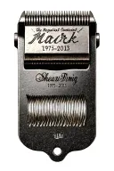shearing clippers with the name mark in it and the dates 1975-2013 underneath  tattoo design idea