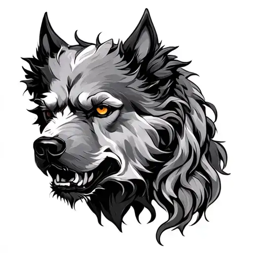 Cerberus tattoo design idea