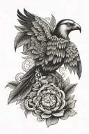 Guatemalan themed tattoo featuring iconic symbols and a quetzal tattoo design idea