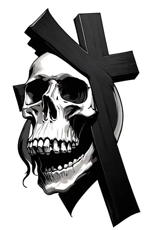 You will get out what you put in. Your outcomes will be determined by your inputs. (Galatians 6:6-8)skull, haze, cross tattoo design idea