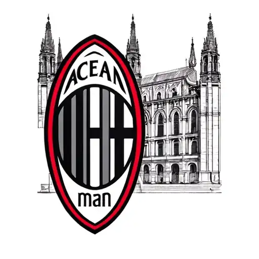 Duomo, Ac Milan Logo and Sansiro stadium tattoo design idea