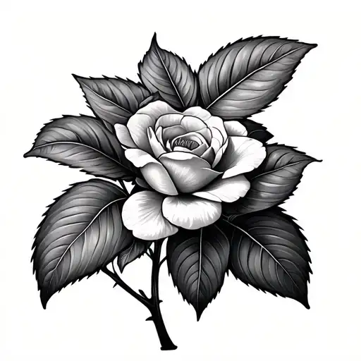 plant under collar bone tattoo design idea