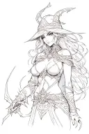 sexy dark magician yu gy oh tattoo design idea