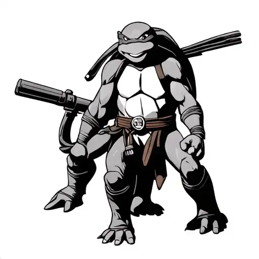 teenage mutant ninja turtles tattoo design idea
