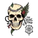 block with fame stuff  tattoo design idea