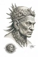 make a tattoo something educational called "El Profe" ,3d,tribal, arm tattoo design idea