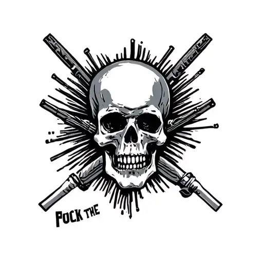 Fuck The Police tattoo design idea