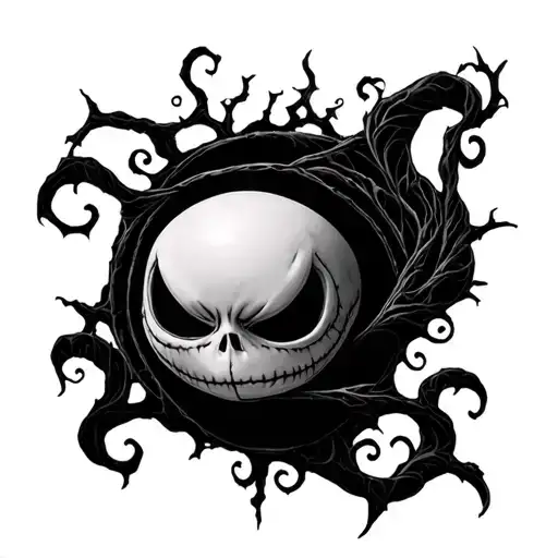 Zero Nightmare Before Christmas tattoo design idea