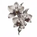ORCHID tattoo design idea
