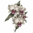 ORCHID tattoo design idea