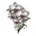 ORCHID tattoo design idea