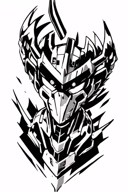 gurren lagann drill tattoo design idea