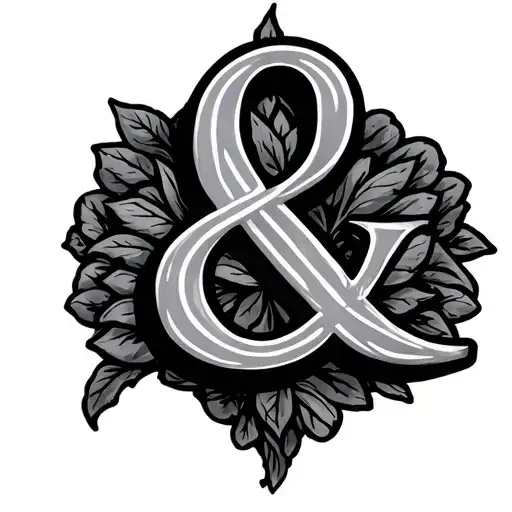 Ampersand tattoo design idea