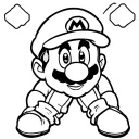 Mario Bros characters tattoo design idea