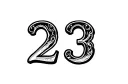 "23" tattoo design idea