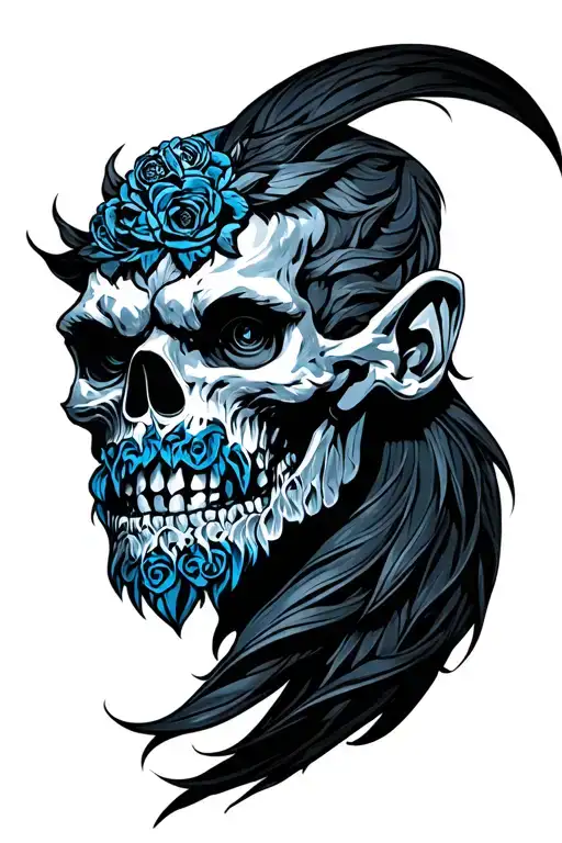 kaiser blue lock tattoo design idea