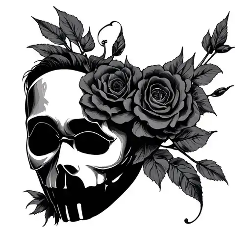 Phantom Of The Opera tattoo design idea