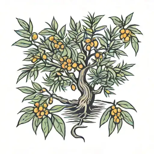 Olive Tree Therapy tattoo design idea