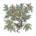 Olive Tree Therapy tattoo design idea