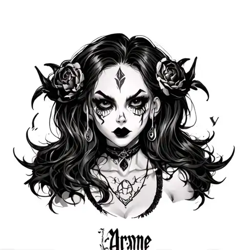 jinx from arcane psycho yeah Maybe I'm tattoo design idea