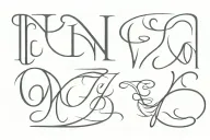 two word ambigram tattoo tattoo design idea