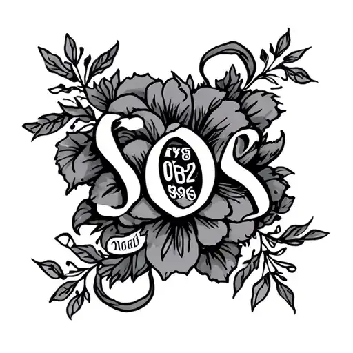 Birth Date 18 02 1996 tattoo design idea