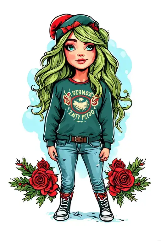 Kallie, December, North Dakota tattoo design idea