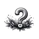 Question Mark tattoo design idea