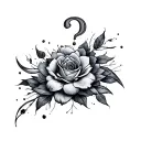Question Mark tattoo design idea