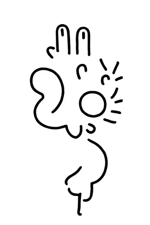 Keith Haring inspired tattoo design idea
