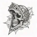 be quiet and drive  tattoo design idea