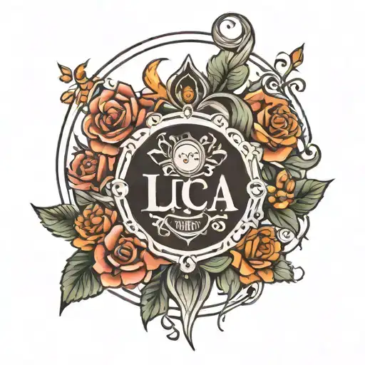 the name luca tattoo design idea