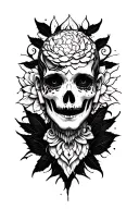 black bnwo tattoo design idea