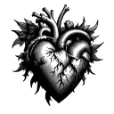 "sacred heart" sacred heart tattoo design idea