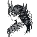 Freya Rune tattoo design idea