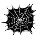 spider webs fanning tattoo design idea