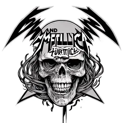 and justice for all metallica album covers tattoo design idea